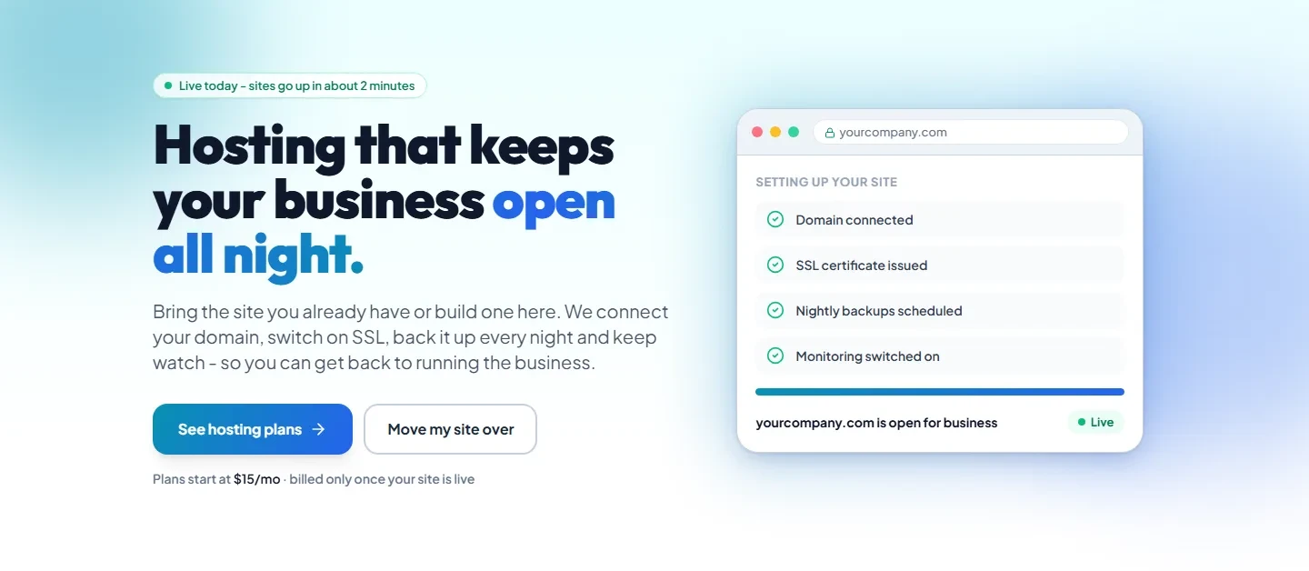 Hosting and domains