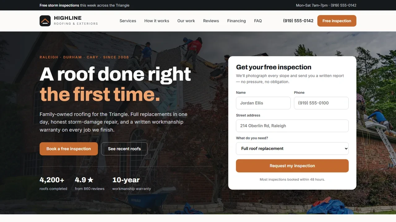 Highline — Roofing