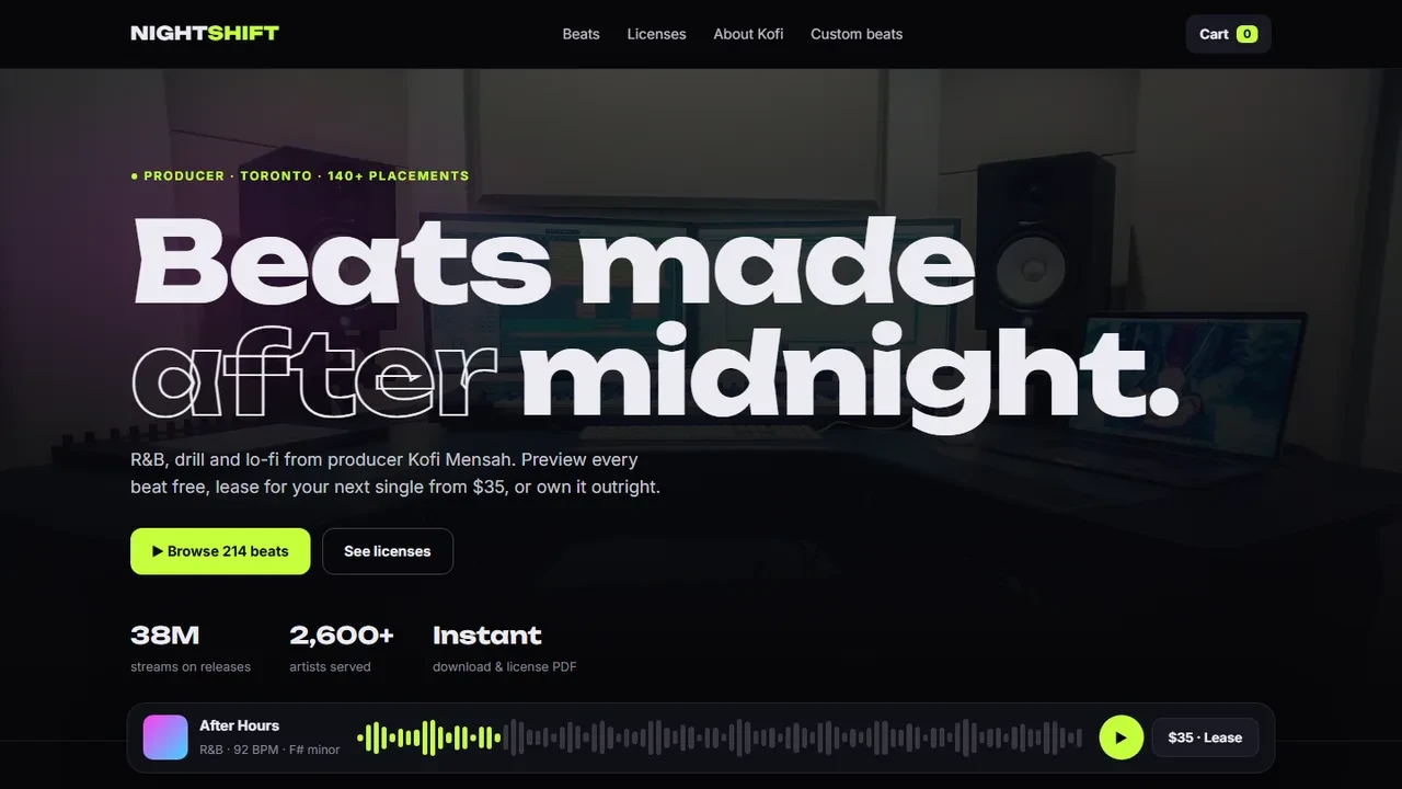 Nightshift — Beat store